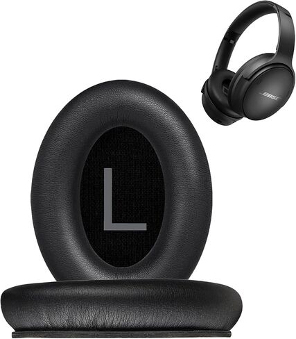وسائد أذن بديلة لسماعات الرأس Bose QuietComfort 45 (QC45)، وسائد الأذن مع QCSE (QC SE)/رغوة عزل الضوضاء اللاسلكية عالية الكثافة الجديدة QC، مصنوعة من جلد مطاطي بروتيني ناعم in Saudi Arabia