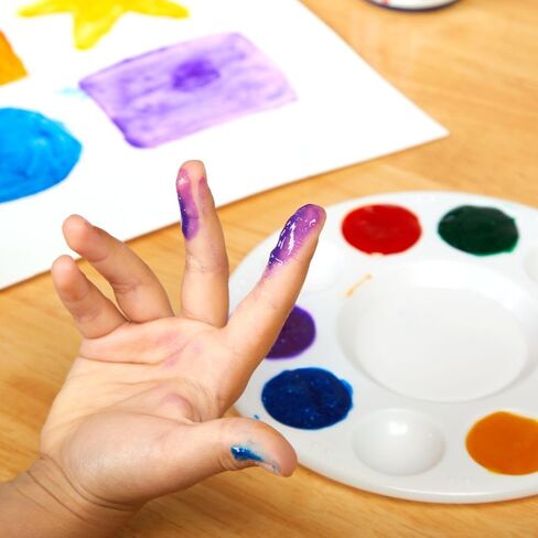 Colorations Washable Finger Paint for Kids, Each 16 fl oz, 4 Colors, Non-Toxic Paint, Kids Finger Paint,Sensory Finger Paint, Kids Paint, Hand Painting, Kids Fingerpaint, Finger Paint for Toddlers in Saudi Arabia