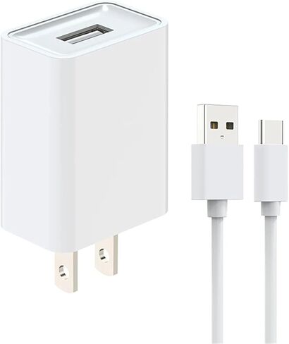 شاحن حائط USB، كتلة شحن سريعة 5 فولت 2 أمبير مع كابل USB، كتلة شاحن قابس USB متوافقة مع سخان زجاجات الأطفال، سامسونج، الكمبيوتر اللوحي، الهاتف، الوسادة، كيندل والمزيد in Saudi Arabia