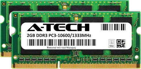 A-Tech لوحدة Apple 4GB PC3-10600 Mac Mini iMac MacBook Pro منتصف 2010 أواخر 2011 A1286 MD311LL/A A1297 MC511LL/A A1312 MC309LL/A A1311 MC812LL/A MC813LL/A MC814LL/A MC815LL/A A1347 ذاكرة الوصول العشوائي in Saudi Arabia