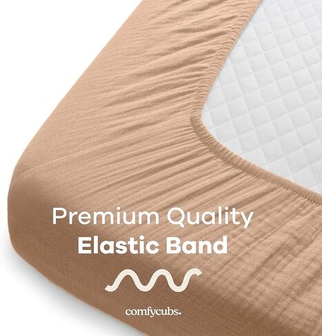 مناشف الأطفال وملاءة سرير الأطفال الموسلين المجمعة من Comfy Cubs in Kuwait