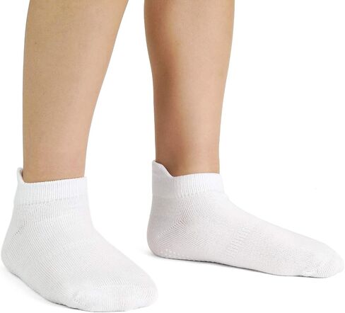 Baby Toddlers Anti Skid Grip Ankle Socks for Infant Newborn Kids Boys Girls-6&12 Pack in Saudi Arabia