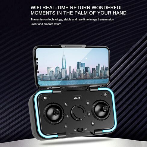 GoolRC XT2 Drone with Camera for Adults, 4K HD FPV Foldable Mini Drone for Kids, RC Qudcopter with Obstacle Avoidance, 3D Flips, Altitude Hold, Headless Mode, One Key Take Off/Land (Black) in Saudi Arabia