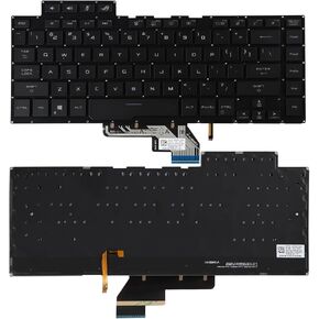 Replacement Colourful Backlight Keyboard for ASUS ROG Zephyrus GA502 GU502 GX502 GM502 GA502G GA502D GA502I GU502G GU502DU GU502GV GU502L GU502LW GX502G Series Laptop Backlit Keyboard US Layout