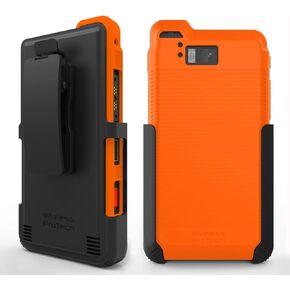 Case with Clip Compatible with Sonim XP8 Phone Model XP8800. Heavy Duty Rotating Belt Clip Holster and Durable Flexible Protective Case Combo (Yellow)