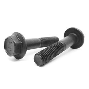 (25 Pieces) 5/16-18x2" Grade 8 Hex Flange Bolts Screws UNC Coarse Partial Threads Phos & Oil