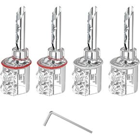Preffair 12 PCS/6 Pairs 4mm Right Angled/90 Degree Speaker Banana Plugs Dual Screw Locking Speaker Connectors Gold Plated Audio Jack Connectors for Speaker Wire Cable Terminals