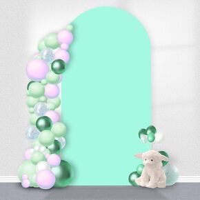 Arch Backdrop Cover, 6FT Wedding Arch Cover Spandex Fitted Arch Covers Stretchy Cardboard Chiara Wall Backdrop Stand Fabric- Yellow Arch Backdrop Panel for Birthday Party Baby Shower Banquet Decor in Kuwait