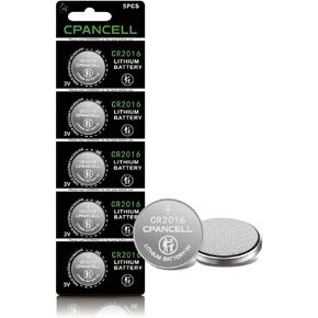 CR2016 3V Lithium Batteries High Capacity Battery (5 Pack)