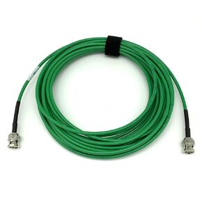 AV-Cables 12G 4K HD SDI BNC - BNC Cable Belden 4855R Mini RG59 (15ft, Green)