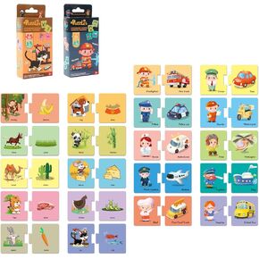 Montessori Toys for 3 4 5 Year Old Boys Girls Kindergarten Learning Number and Color Matching Card, Learning Toys for Toddlers 2-4 Years, Preschool Learning Activities in Kuwait