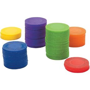 Fun Express Stackable Counting Chips - 600 Pieces - Educational and Learning Activities for Kids