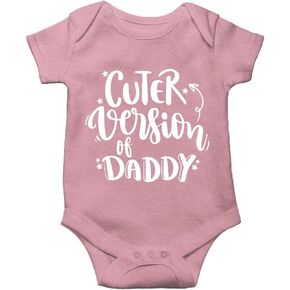 Cuter Version of Daddy - I Really Love My Dad - Funny Cute Infant Creeper, Baby Bodysuit 0-24 Months