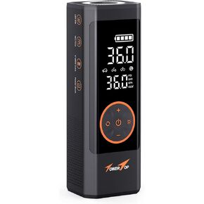 TowerTop Tire Inflator Portable Air Compressor: 2.5X Faster Inflation 150PSI Cordless Tire Inflator with 7800mAh Rechargeable Battery Air Pump for Car Bike Motorcycle Ball Pickup and Truck with Case
