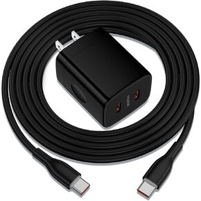 25W Super Fast Samsung A15 5G Charger Type C for Galaxy Z Fold 6 Flip 6 S24 Ultra A14 A54 S23 FE S22 S21, Android Phone Charging Block with 6FT USB C Cable for Google Pixel 9 Pro XL/9 Pro/9/9 Pro Fold
