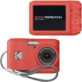 حافظة KODAK PIXPRO FZ45، حافظة سيليكون ناعمة لـ KODAK PIXPRO FZ45 - حافظة واقية خفيفة الوزن مضادة للخدش - أحمر in Kuwait