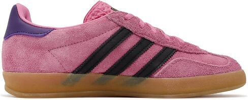 (Adidas) Gazelle Indoor Women's Casual Shoes, W Bliss Pink, Purple, Gum Women's Casual Shoes, IE7002 in Saudi Arabia