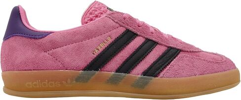 (Adidas) Gazelle Indoor Women's Casual Shoes, W Bliss Pink, Purple, Gum Women's Casual Shoes, IE7002 in Saudi Arabia