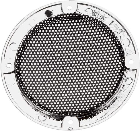 uxcell Speaker Grill Cover 3 Inch 95mm Mesh Decorative Circle Subwoofer Guard Protector Black and Silver 2pcs in Saudi Arabia