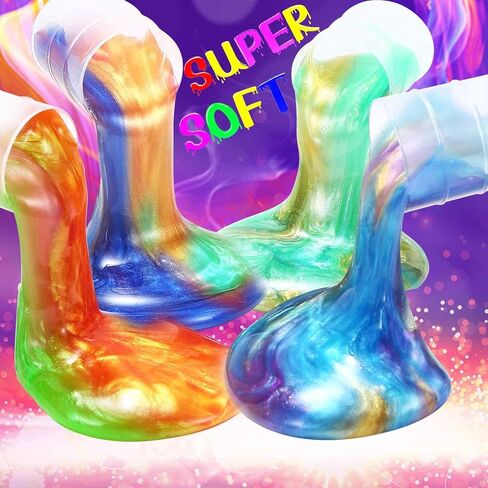 Galaxy Slime Party Favors, Mini Slime 30 Pack, Stretchy, Non-Sticky, Non-Mess Party Favor Slime for Girls and Boys - Classroom Reward, Easter Basket Stuffers Party Supplies in Saudi Arabia