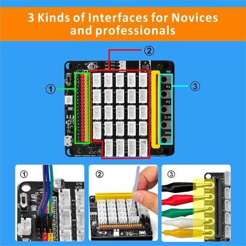 OSOYOO Starter Kit for BBC Micro:bit | Early STEM Education for Beginners and Kids | Ultimate Bundle Includes Plug & Play Development Board, 20 Sensors & More | Create Circuits and Integrate in Saudi Arabia