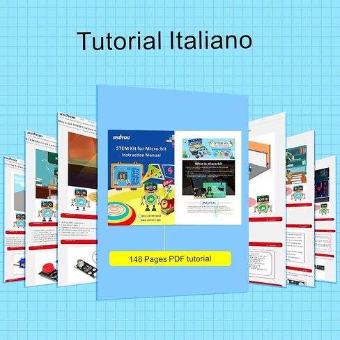 OSOYOO Starter Kit for BBC Micro:bit | Early STEM Education for Beginners and Kids | Ultimate Bundle Includes Plug & Play Development Board, 20 Sensors & More | Create Circuits and Integrate in Saudi Arabia