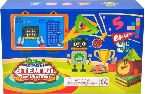 OSOYOO Starter Kit for BBC Micro:bit | Early STEM Education for Beginners and Kids | Ultimate Bundle Includes Plug & Play Development Board, 20 Sensors & More | Create Circuits and Integrate in Saudi Arabia