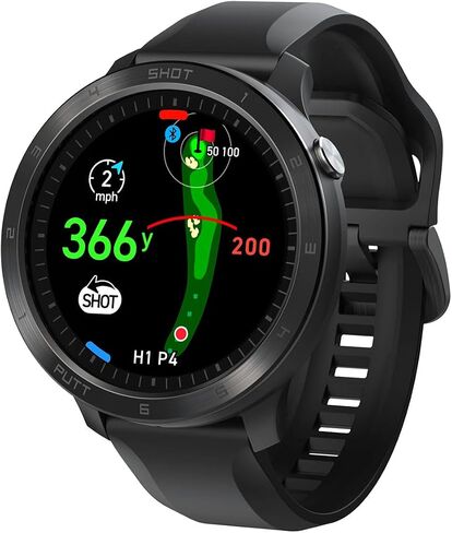 Voice Caddie T11 PRO Golf GPS Watch Bundle - Golf Swing Analyzer with Course Preview, Wind Direction/Speed - Ideal Golf Gifts for Men & Women with PlayBetter HD Screen Protectors & Portable Charger in Saudi Arabia