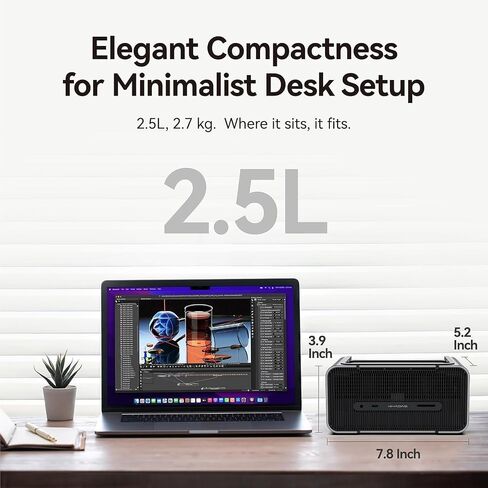 Khadas Mind Graphics GeForce RTX 4060 Ti وحدة معالجة الرسومات المكتبية، 8 جيجابايت GDDR6، وحدة معالجة الرسومات الجرافيكية الخارجية للكمبيوتر المحمول، بحد أقصى يصل إلى PCIe 4.0x8، 128 GT/s، HDMI 2.1a×2، USB4×1، يدعم 4K و8K HDR، قارئ بصمات الأصابع in Kuwait