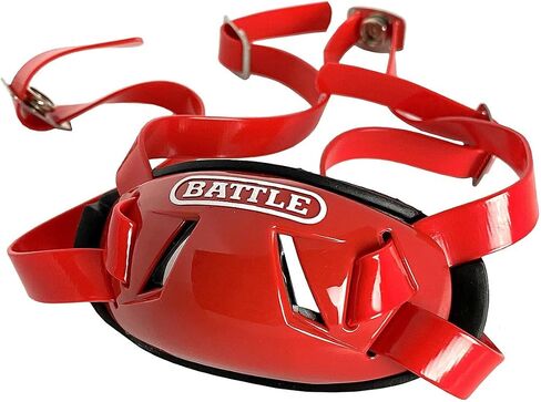 حزام الذقن لكرة القدم من Battle Sports - هيكل متين يوفر أقصى قدر من الحماية، حزام الذقن لخوذة كرة القدم مع حزام معزز قابل للتعديل من أجل الملاءمة - الشباب، أسود in Kuwait