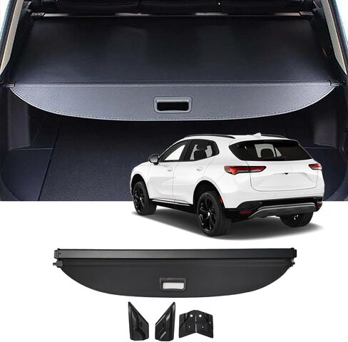 Kaungka Cargo Cover for Buick Envision 2015-2020 Retractable Trunk Shielding Shade (Black) in Saudi Arabia