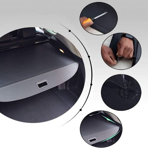 Kaungka Cargo Cover for Buick Envision 2015-2020 Retractable Trunk Shielding Shade (Black) in Saudi Arabia