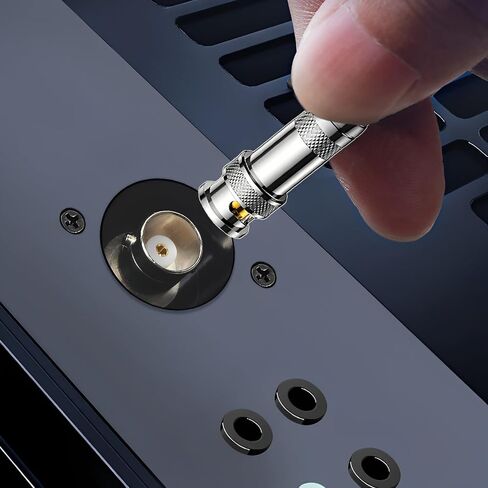 موصل تثبيت على لوحة من النوع BNC بقدرة 50 أوم مع غطاء مقاوم للماء - محول فيديو SDI مطلي بالذهب من أنثى إلى أنثى، هيكل قوي لأنظمة الاتصالات والمراقبة المخصصة in Kuwait