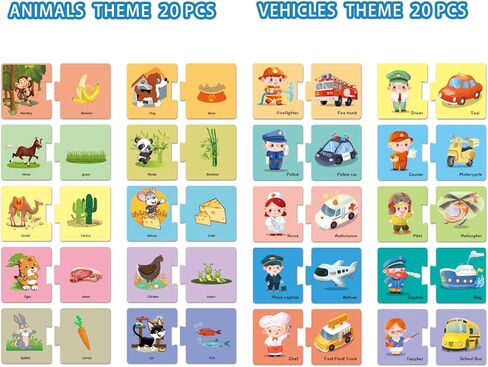 Montessori Toys for 3 4 5 Year Old Boys Girls Kindergarten Learning Number and Color Matching Card, Learning Toys for Toddlers 2-4 Years, Preschool Learning Activities in Kuwait