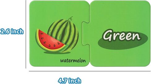 Montessori Toys for 3 4 5 Year Old Boys Girls Kindergarten Learning Number and Color Matching Card, Learning Toys for Toddlers 2-4 Years, Preschool Learning Activities in Kuwait