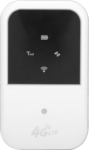 Portable Router Hotspot,M80 Mobile Hotspot 150mbps Portable Mini 4G LTE Router Support B1/3/5/8/38/39/40/41 M80(White) in Saudi Arabia