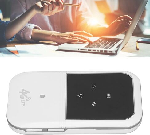Portable Router Hotspot,M80 Mobile Hotspot 150mbps Portable Mini 4G LTE Router Support B1/3/5/8/38/39/40/41 M80(White) in Saudi Arabia