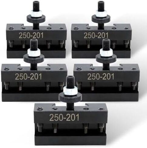 Bxa Wedge Type Quick Change Tool Post Set Plus 250-222 250-201 250-202 250-204 250-207 250-210 250-201T (BXA#1 5Pcs 250-201) in Kuwait