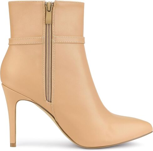 Allegra K Women's Pointed Toe Buckle Strap Stiletto Heels Ankle Boots in Saudi Arabia
