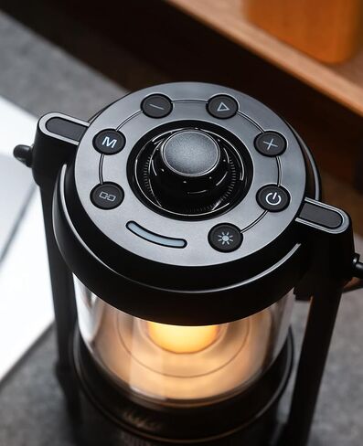 مكبر صوت بلوتوث محمول مقاوم للماء من MIFA Lyra Retro مع فتحة بطاقة Micro SD، 3 أوضاع أضواء ليلية LED لغرفة النوم/ديكور المنزل وفي الهواء الطلق، هدايا أدوات إلكترونية رائعة للرجال والنساء، أبيض in Kuwait