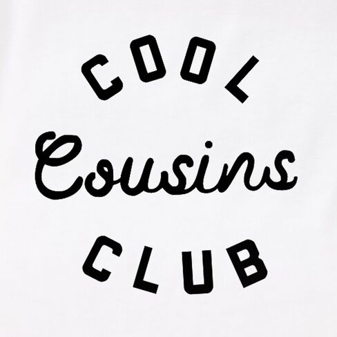 Cousin Shirt Toddler Baby Boy Girl Cool Cousins Club Letters Print T-Shirt Kid Summer Short Sleeve Casual Tees Top in Saudi Arabia