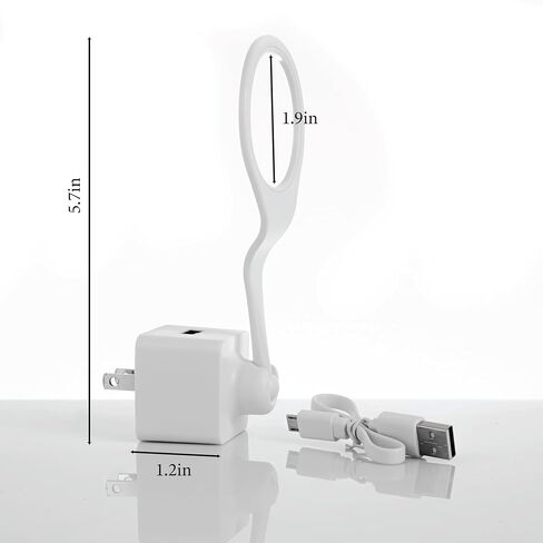 شاحن USB 360 كرة مشتركة قابلة للتعديل على الحائط ومنفذ تيار متردد لشاحن محمول للكاميرا الداخلية NC1102ES Nest Cam - (مجموعة قطعتين، نوع القابس: أبيض غير متضمن الكاميرا) in Kuwait