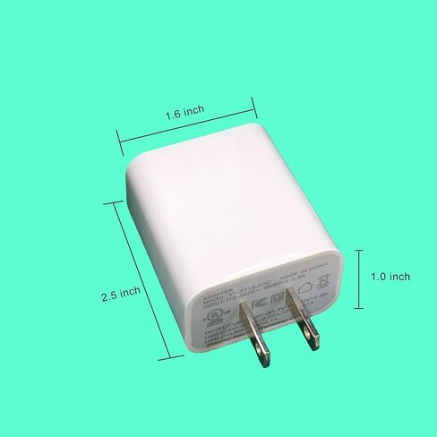 LLY USB A + C شاحن حائط سريع ثنائي المنافذ، عبوتان. الإدخال: 110-240 فولت، 50/60 هرتز. مخرج منفذ USB A QC 18 وات، مخرج منفذ النوع C PD 20 وات. مع كابلات شحن USB A إلى Lightning وType C إلى C، أبيض in Saudi Arabia