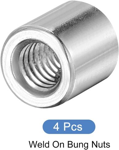 لحام على صامولة Bung (M6x10mmx17mm) 4 قطع، تركيب خزان الوقود القابل للحام من الفولاذ المقاوم للصدأ - لصيانة المكونات، محول اللحام in Kuwait