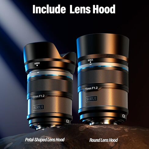 عدسة SIRUI Sniper 75 مم للتركيز التلقائي، عدسة كاميرا F1.2 Telephoto APS-C لـ Z8، Z9، Z5، Z6، Z7، Zfc (Z Mount، أبيض) in Saudi Arabia