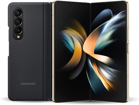 SAMSUNG Galaxy Z Fold 4 Cell Phone, Factory Unlocked Android Smartphone, 512GB, Flex Mode, Hands Free Video, Multi Window View, Foldable Display, S Pen Compatible, US Version, 2022, Beige in Saudi Arabia