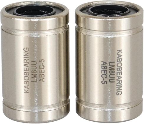 LM8LUU Linear Ball Bearings Machine 8x15x45mm Suitable for 3D Printers and CNC Machine 4pcs in Saudi Arabia