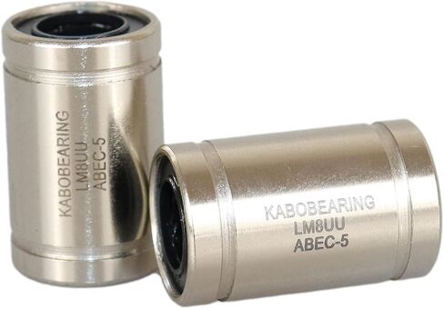 LM8LUU Linear Ball Bearings Machine 8x15x45mm Suitable for 3D Printers and CNC Machine 4pcs in Saudi Arabia
