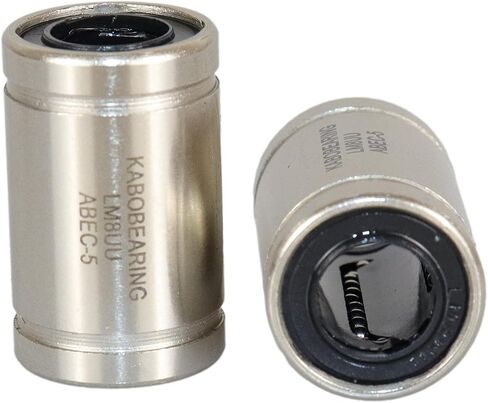 LM8LUU Linear Ball Bearings Machine 8x15x45mm Suitable for 3D Printers and CNC Machine 4pcs in Saudi Arabia