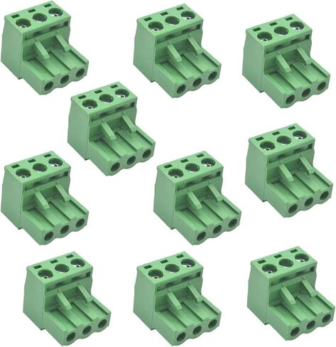 KF2EDG 5.08mm Pitch 3P Pluggable Teminal Blocks Connector Socket 10Pcs in Saudi Arabia